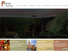 Tablet Screenshot of hotelauroraantigua.com